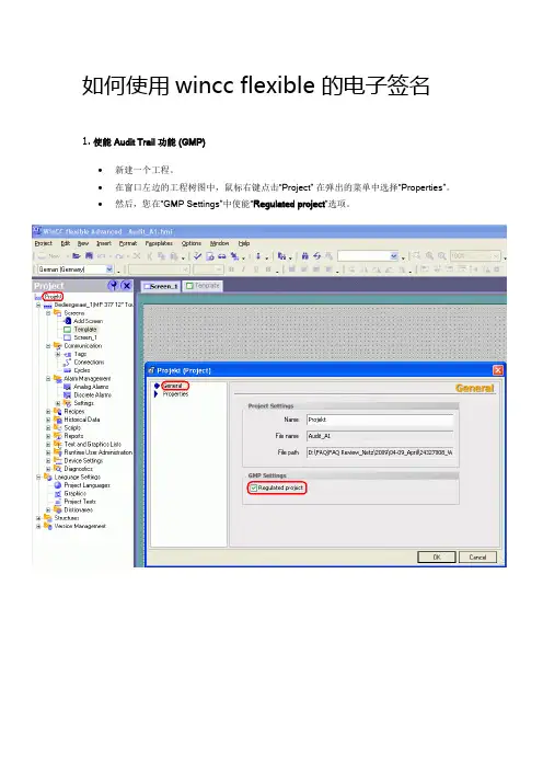wincc flexible audit