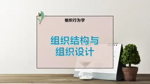 组织结构与组织设计