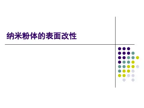 纳米粉体表面改性