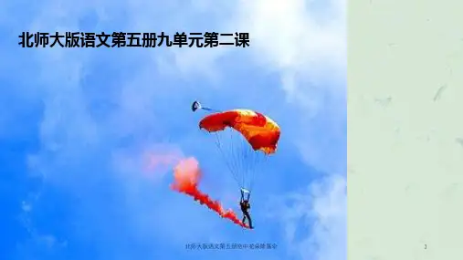 北师大版语文第五册空中花朵降落伞课件
