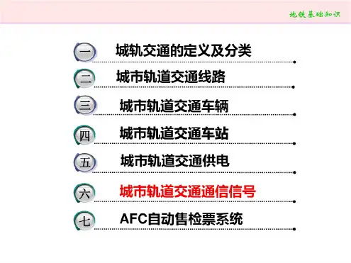 城市轨道交通通信信号系统资料