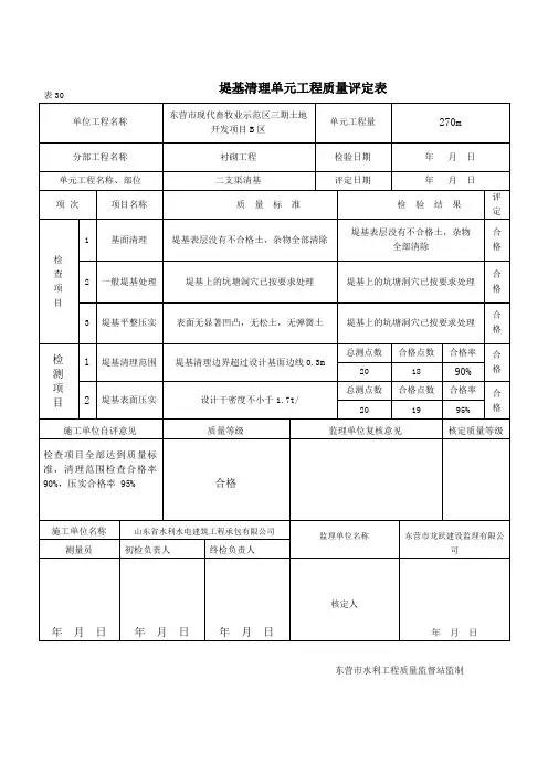 水利清基
