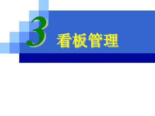 看板管理培训课件(PPT 41页)