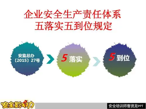 安全生产责任体系五落实五到位