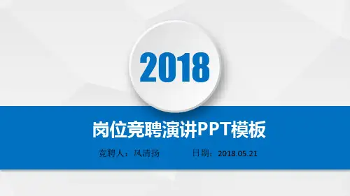 高端经典供应链管理竞聘演讲PPT模板