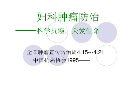 妇科肿瘤防治