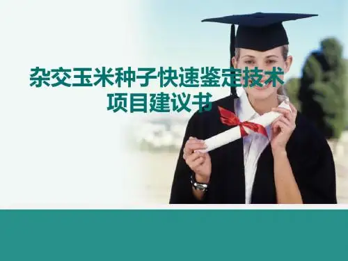 杂家玉米种子快速鉴定技术