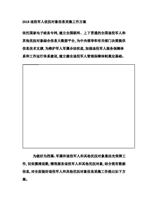 退役军人信息采集方案