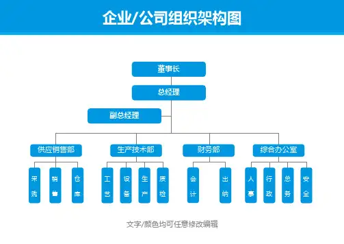 企业公司组织架构图通用模板(完整版)