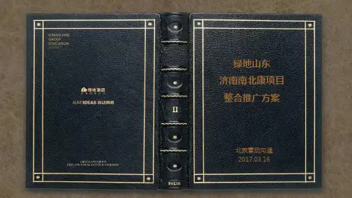 绿地山东济南南北康项目整合推广方案20170316