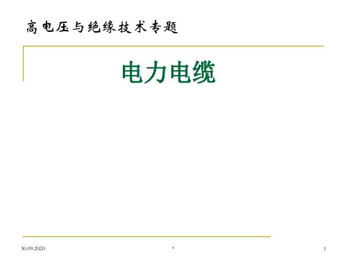电力电缆课程PPT课件