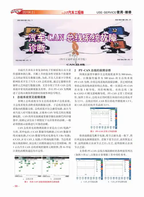 汽车CAN总线系统故障诊断