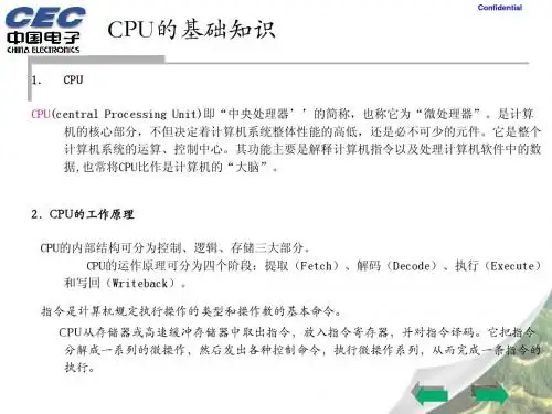 cpu简介