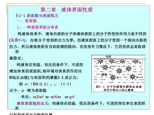 第二章 液体界面性质(1)