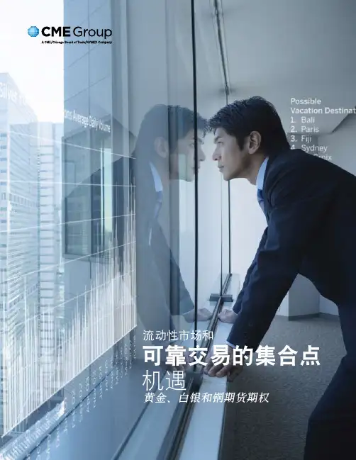 CME黄金、白银和铜期货期权