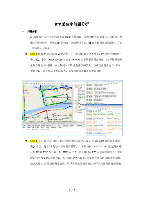 VOLTE问题分析RTP丢包率
