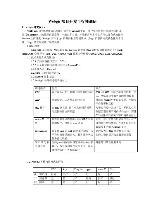 Webgis学习计划