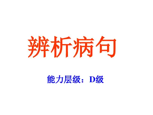 病句十看