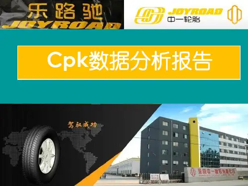 Cpk数据分析报告