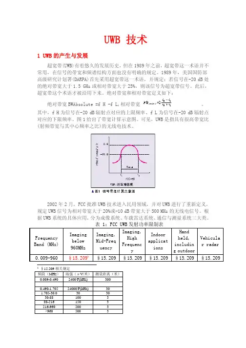 UWB 技术