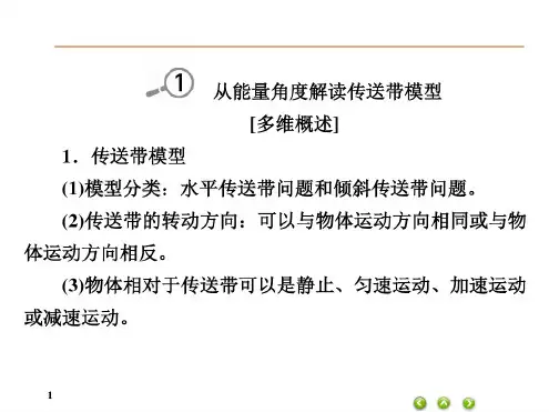 传送带模型和板块模型幻灯片