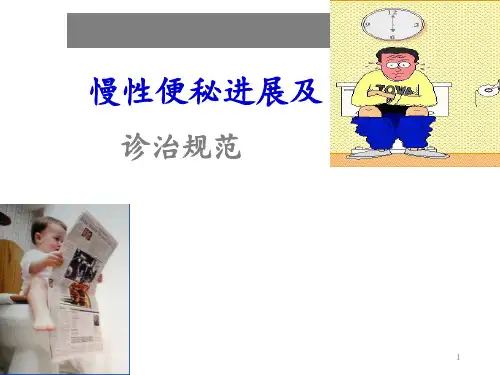 慢性便秘进展及诊治规范  ppt课件