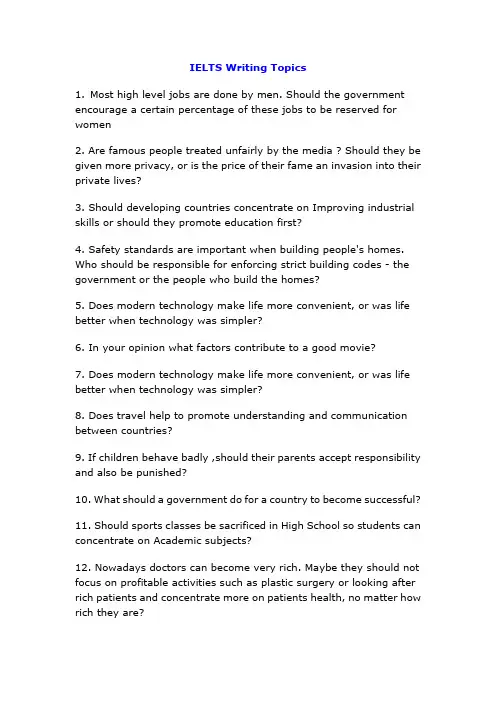 IELTS_Writing_Topics