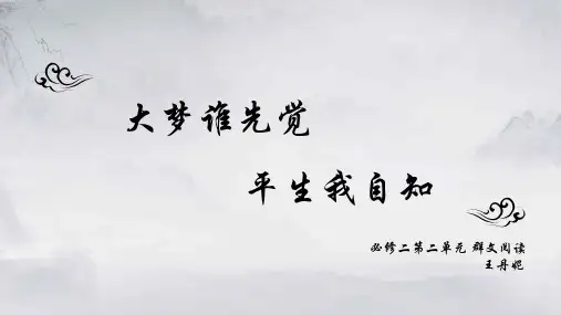 (完整版)觉醒 课件PPT