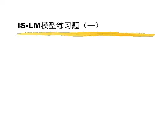 ISLM练习题