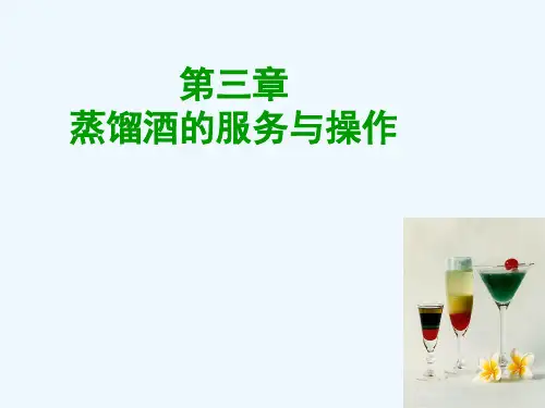 蒸馏酒的服务与操作解析
