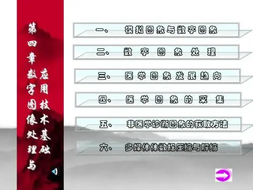 第四章 数字图像处理与应用技术基础