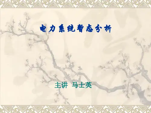 电力系统暂态分析1