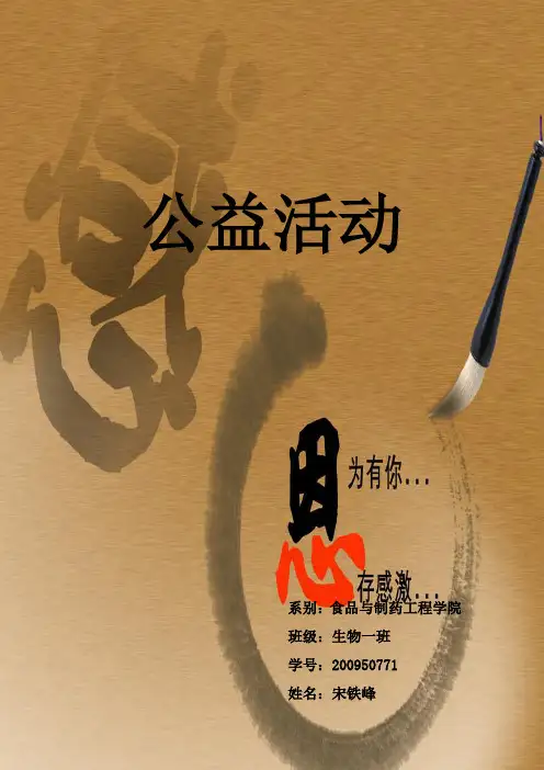 公益活动