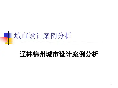 城市设计案例分析ppt课件