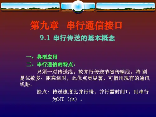 第9章接口-串行通信接口