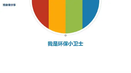 我是环保小卫士ppt课件