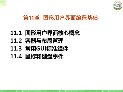 Java图形界面