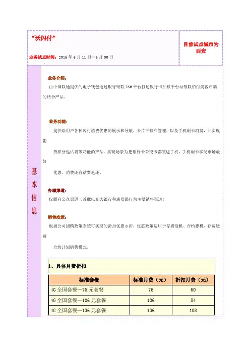 沃闪付