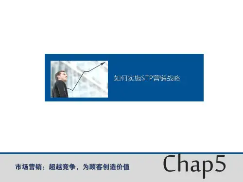 第5章 如何实施STP营销战略