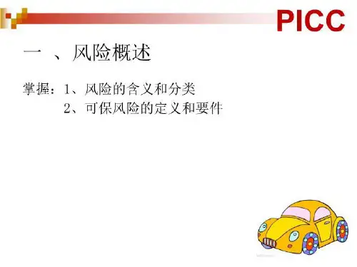 保险基础知识复习资料(ppt)