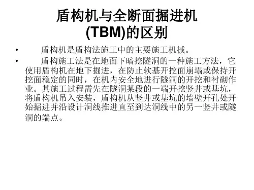 盾构机与全断面掘进机(TBM)的区别