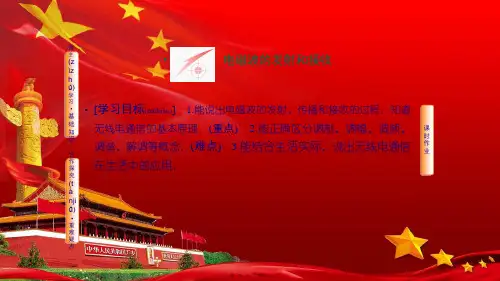 高中物理第十四章3电磁波的发射和接收课件选修34高二选修34物理课件