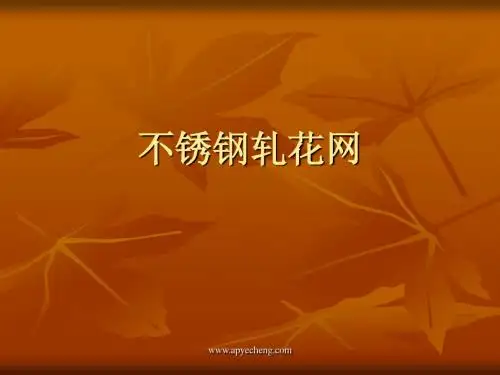 不锈钢轧花网