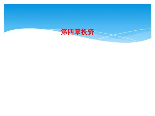 第四章投资