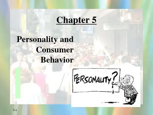 Consumer behavior Chapter_5 Personality and Consumer Behavior