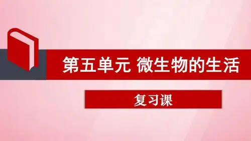 河北省保定市冀英学校冀少八年级上册生物课件：第5单元微生物的生活
