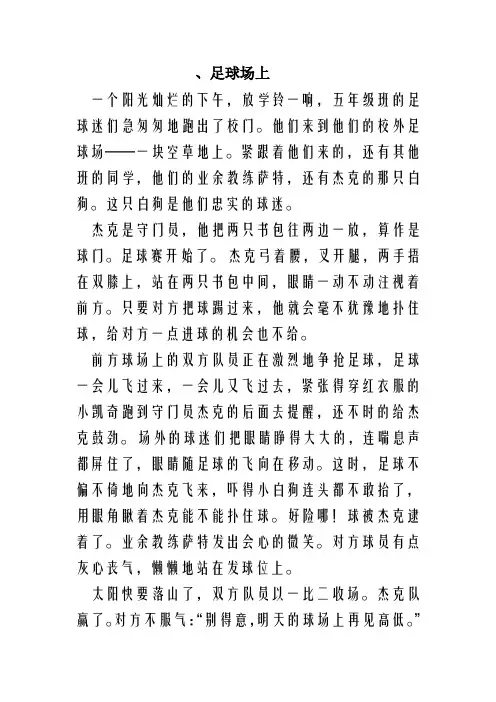 五年级看图写话