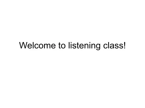 listening ppt