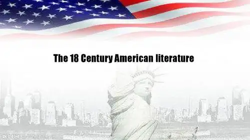 18 American literature