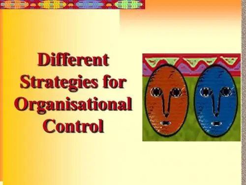 5.different strategies for organizational control